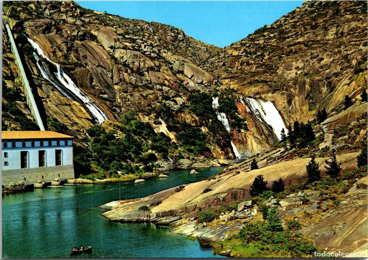 Postales: Ezaro (La Coru&ntilde;a) - Cascada - Arribas 174 - 146x104mm - Central Hidroel&eacute;ctrica de Ezaro