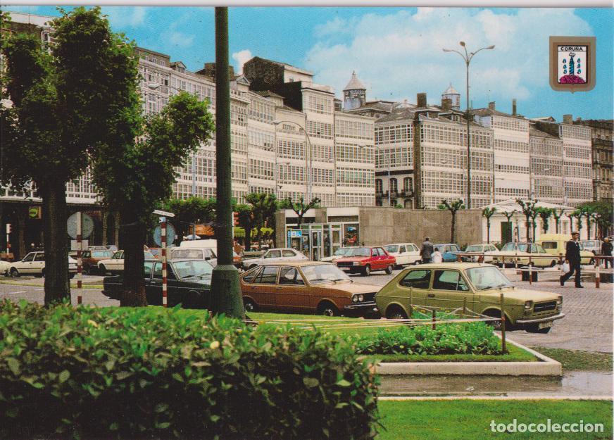 Postales: LA CORU&Ntilde;A, GALERIAS DE LA MARINA - ESCUDO DE ORO N&ordm;89 - S/C
