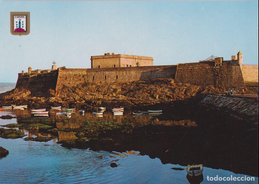 Postales: LA CORU&Ntilde;A, CASTILLO DE SAN ANT&Oacute;N - ESCUDO DE ORO N&ordm;49 - S/C