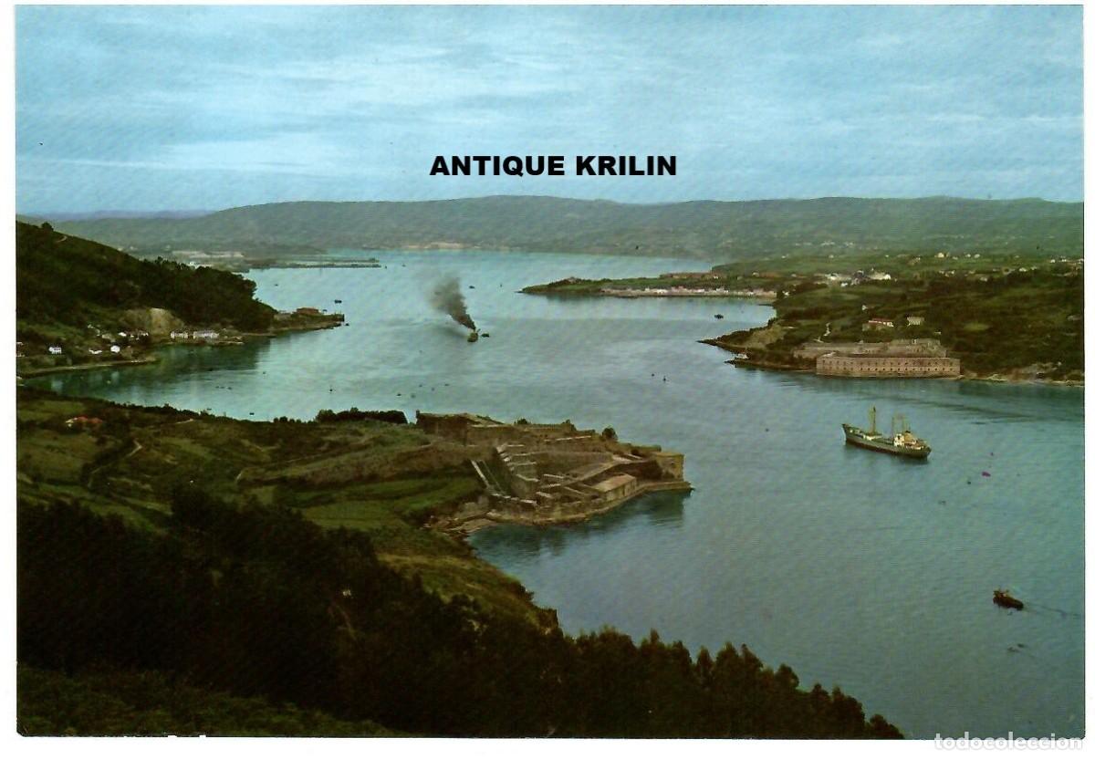 Postales: EL FERROL DEL CAUDILLO N&ordm; 2016 ENTRE CASTILLOS / EDICIONES ARRIBAS / SIN FRANQUEAR PERO ESCRITA