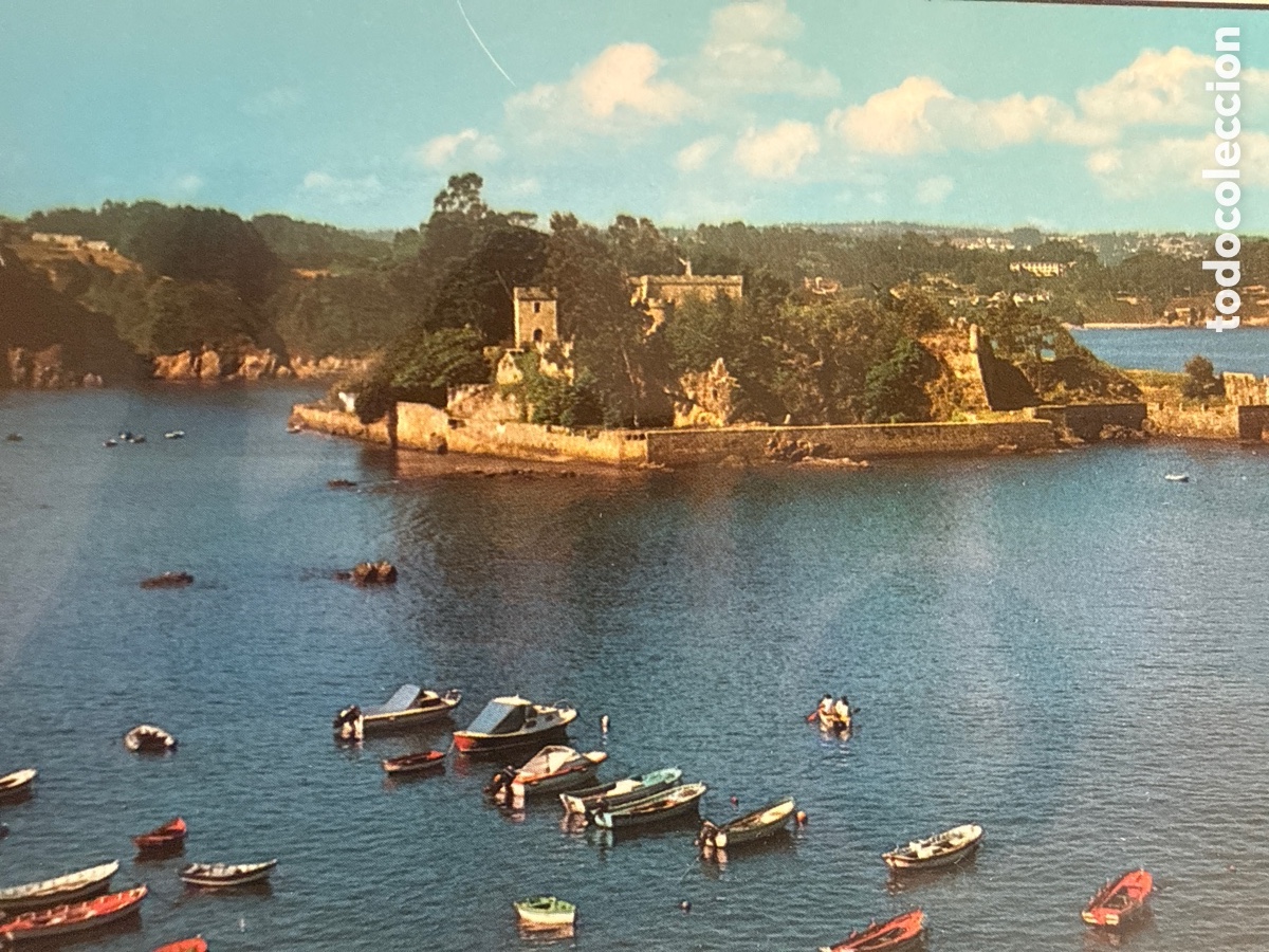 Postales: Castillo de Santa Cruz en La Coru&ntilde;a