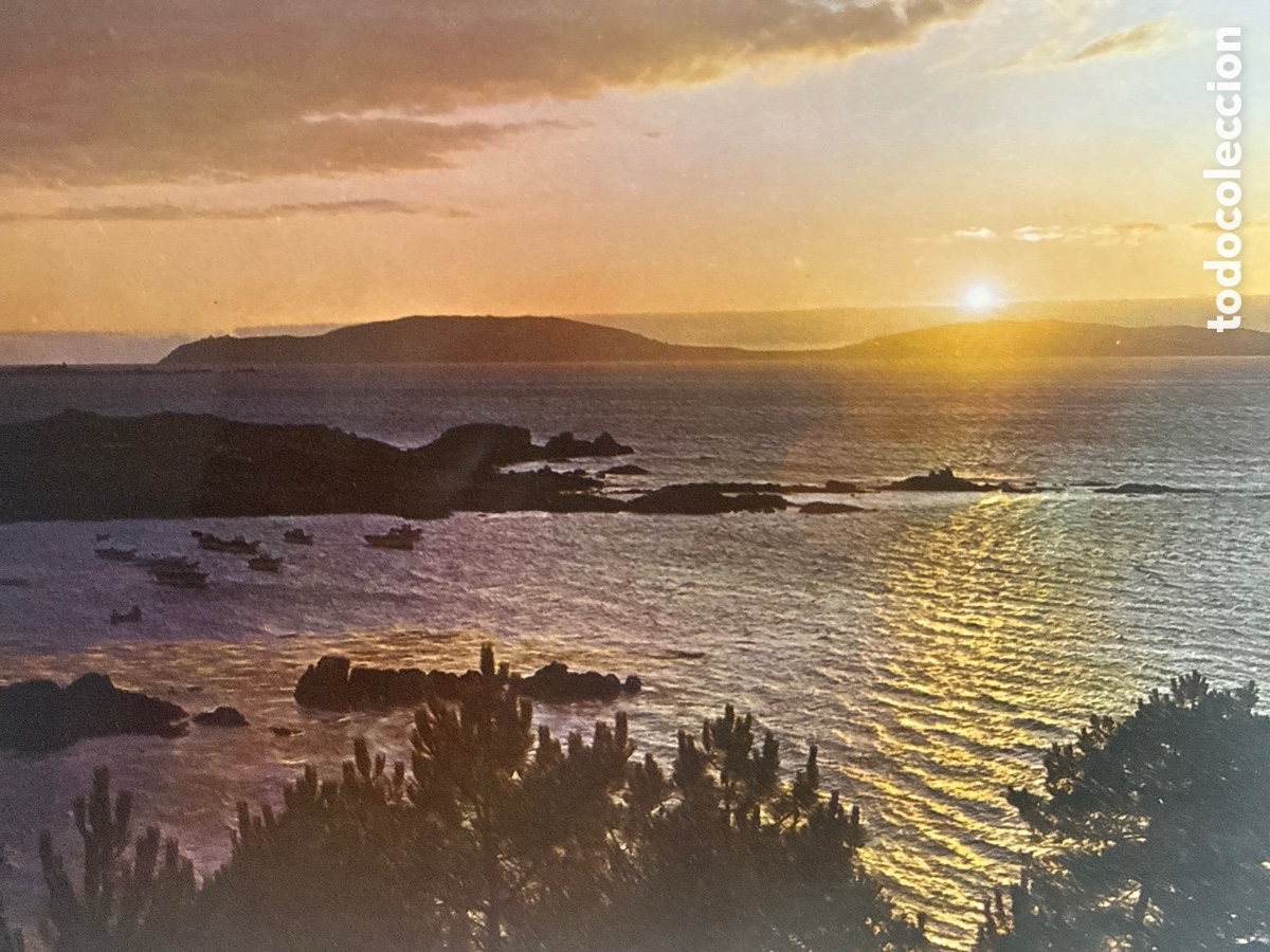 Postales: Puesta de Sol en Finuterre