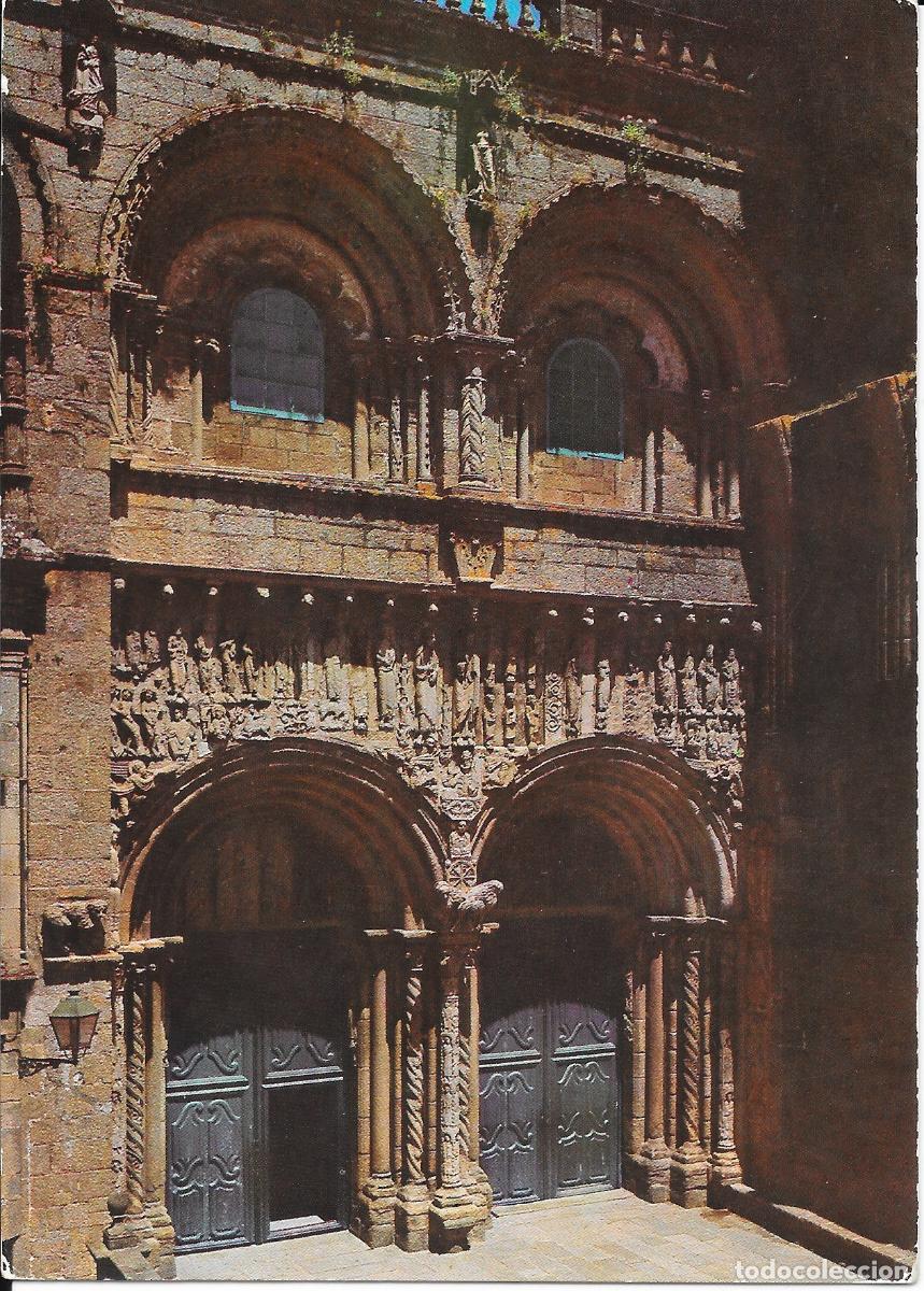 Postales: [POSTAL] Catedral. Fachada de Las Plater&iacute;as. santiago de Compostela (Coru&ntilde;a) (sin circular)