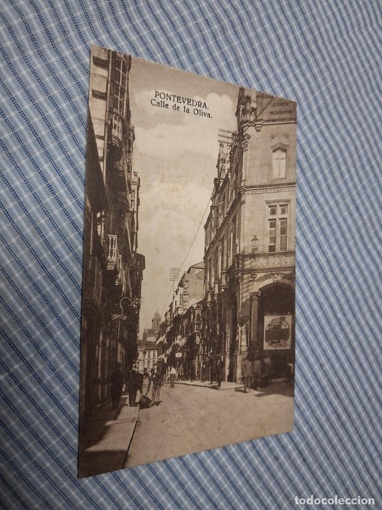 Postales: Postal antigua Galicia. Pontevedra. Calle de la Oliva