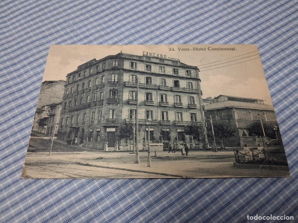 Postales: Postal antigua Galicia. Vigo. Hotel Continental
