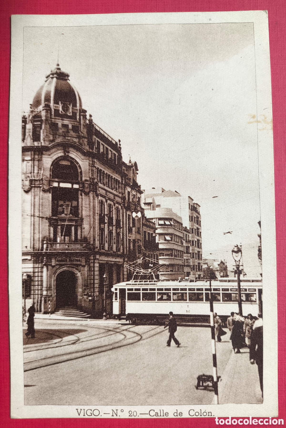 Postales: VIGO CALLE COLON POSTAL FOTOTIPIA PONTEVEDRA GALICIA C. 1950