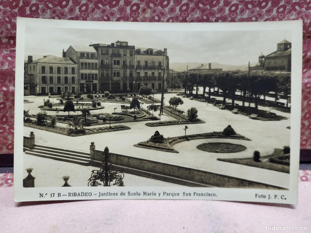 Postales: ANTIGUA POSTAL RIBADEO LUGO GALICIA FOTO J. F. C. 17