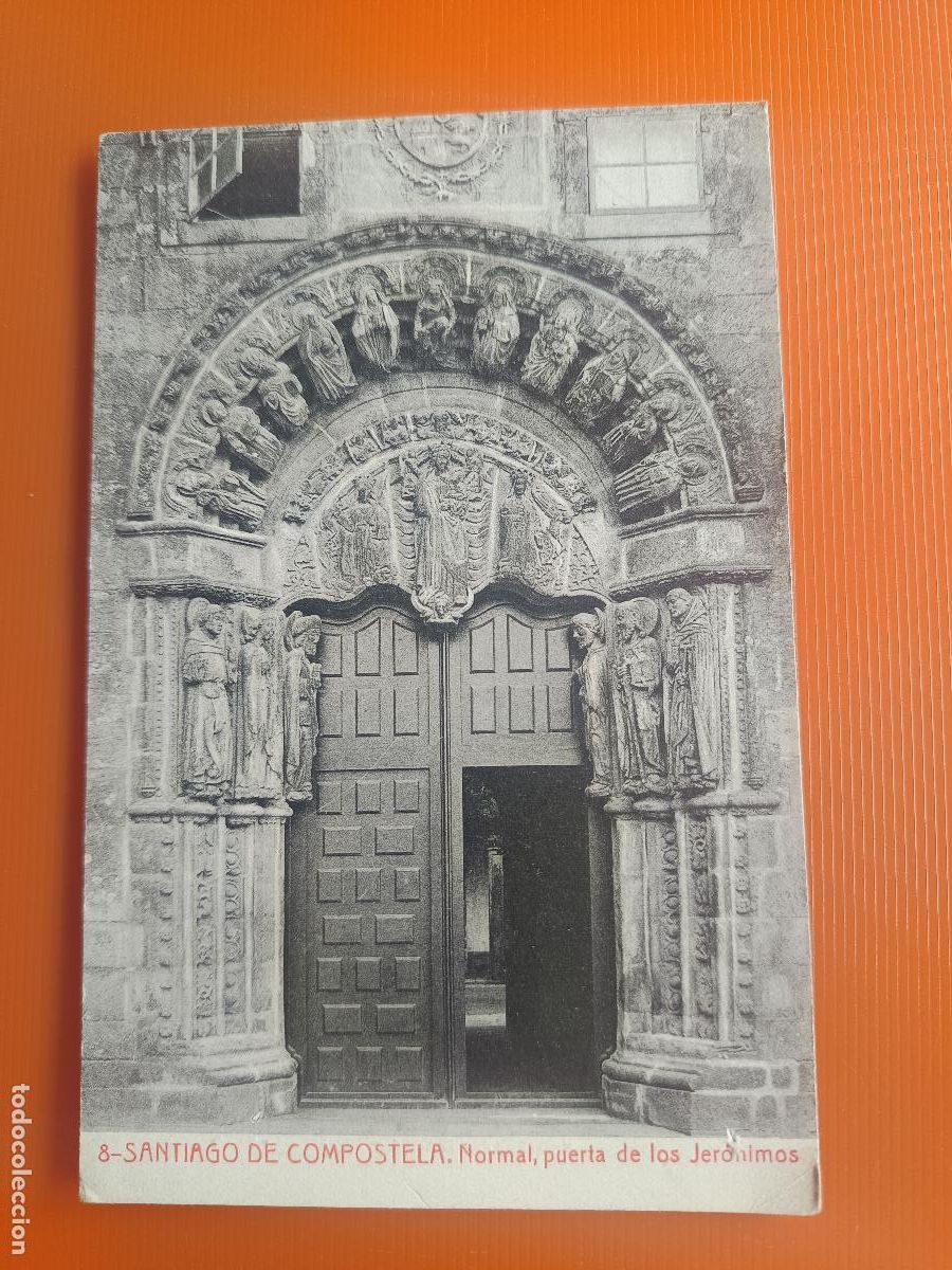 Postales: POSTAL SANTIAGO DE COMPOSTELA, NORMAL, PUERTA DE LOS JERONIMOS, 8, 6343 FOTOTIPIA THOMAS BARNA S/C