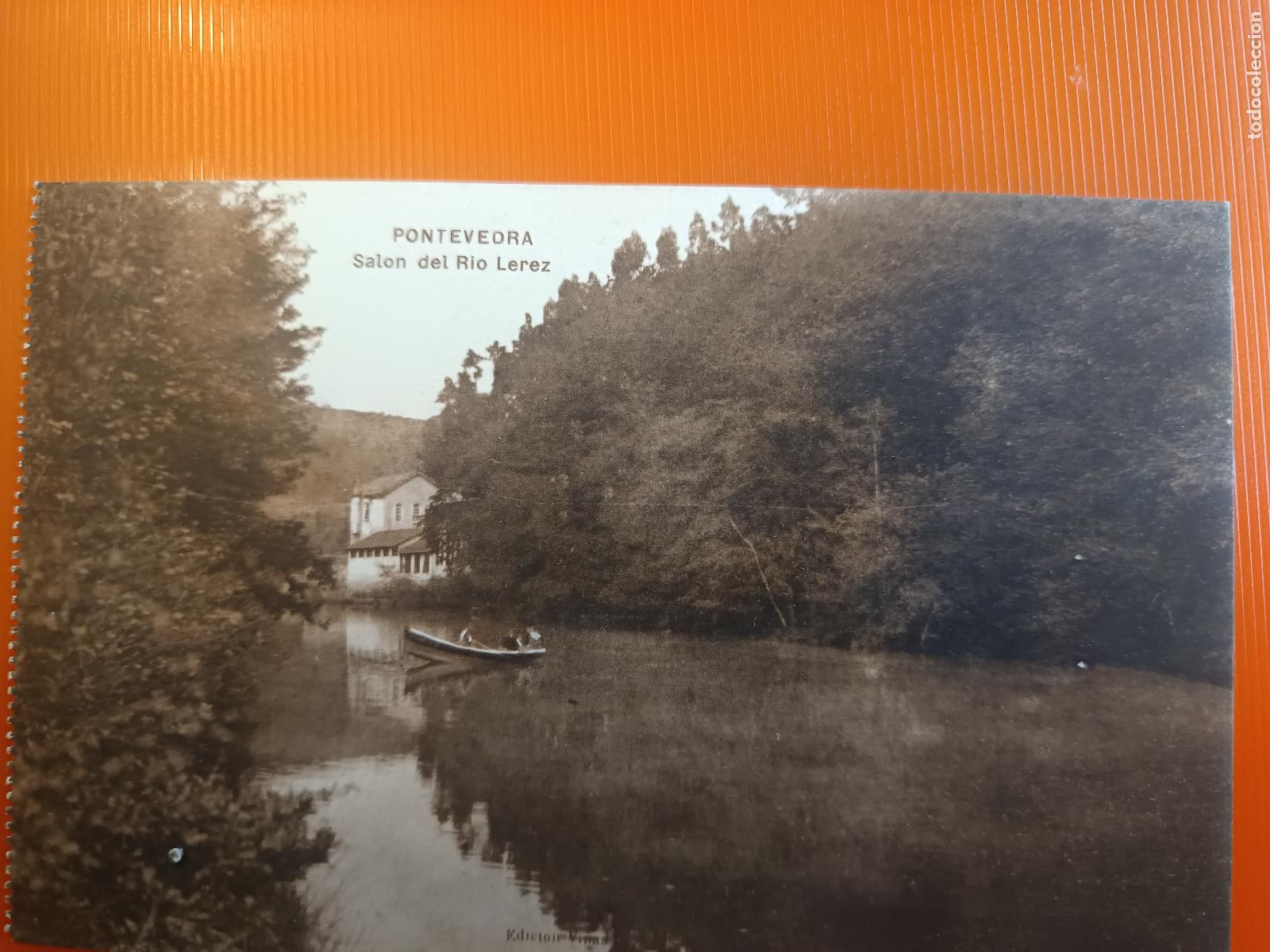 Postales: POSTAL PONTEVEDRA SALON DEL RIO LEREZ, EDICION VI&Ntilde;AS, S/C