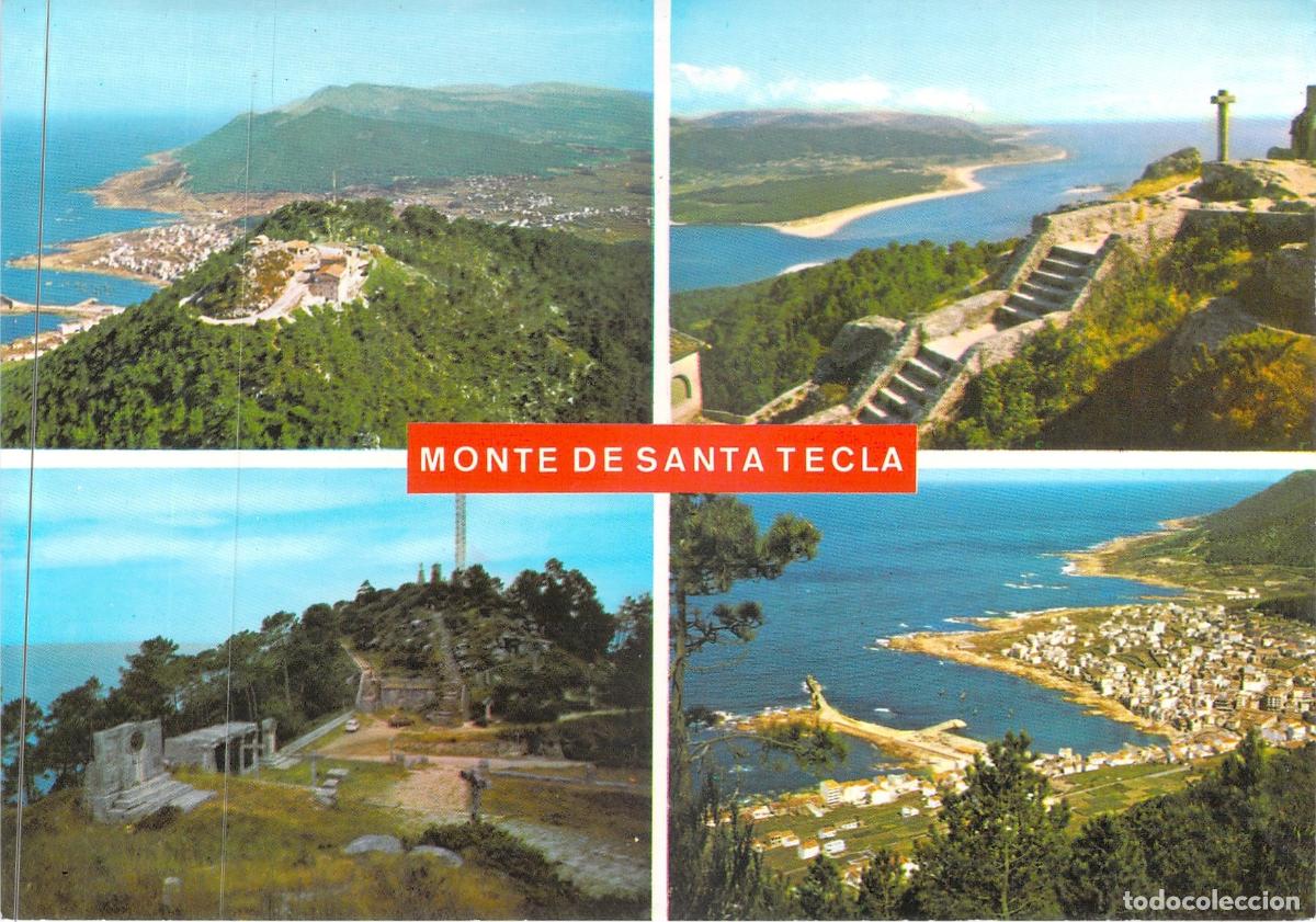 Postales: Postal de Monte de Santa Tecla, Galicia - Vistas de A Guarda