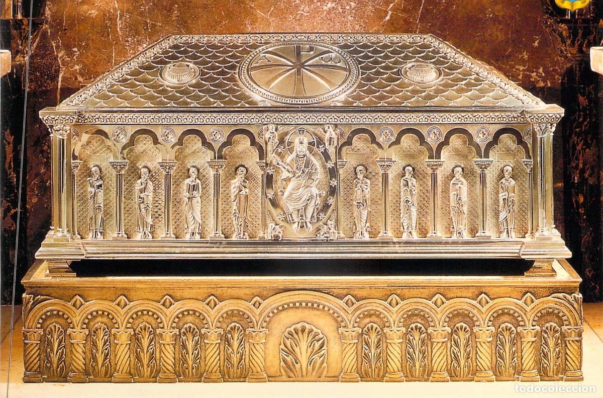Postales: Postal Urna del Ap&oacute;stol Santiago Catedral Santiago de Compostela