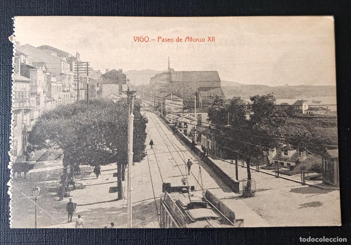 Postkarten: Vigo (Pontevedra) Paseo del Alfonso XII.