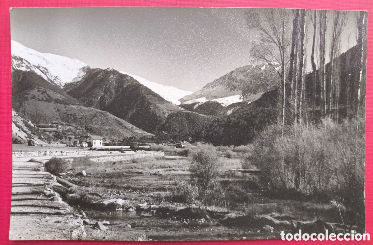 Postales: BIELSA PRESA DEL CINCA POSTAL FOTOGR&Aacute;FICA FOTOGRAF&Iacute;A BELTR&Aacute;N HUESCA ARAGON C. 1960