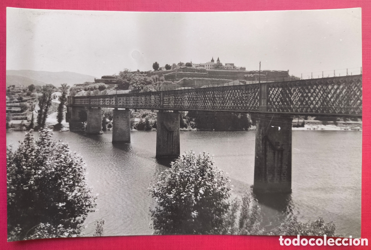 Postales: TUI PUENTE R&Iacute;O MI&Ntilde;O POSTAL FOTOGR&Aacute;FICA EX. BAQUERO PONTEVEDRA GALICIA C C. 1955