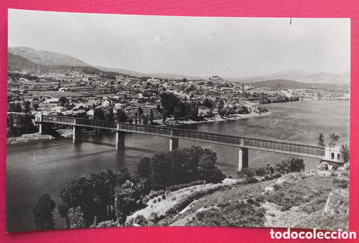 Postales: TUI PUENTE R&Iacute;O MI&Ntilde;O POSTAL FOTOGR&Aacute;FICA EX. BAQUERO PONTEVEDRA GALICIA C C. 1955