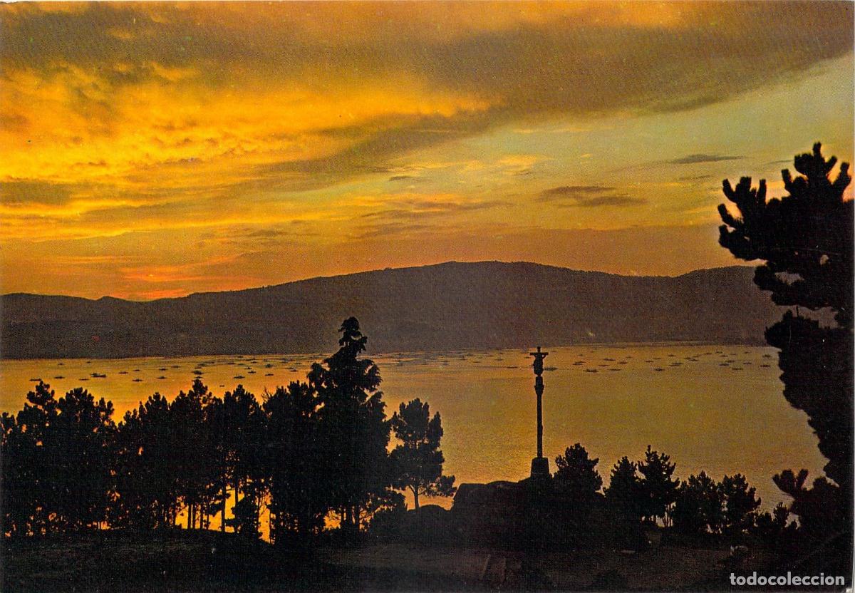 Postales: Postal de Vigo: Atardecer en el Parque Municipal de La Gu&iacute;a