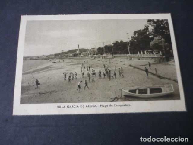 Postales: VILLAGARCIA DE AROSA PONTEVEDRA PLAYA DE COMPOSTELA