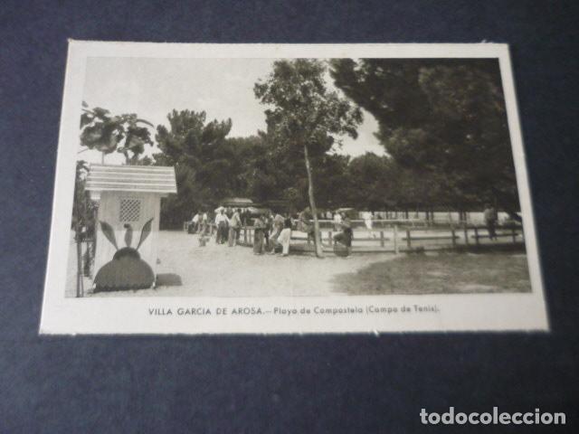 Postales: VILLAGARCIA DE AROSA PONTEVEDRA PLAYA DE COMPOSTELA CAMPO DE TENIS