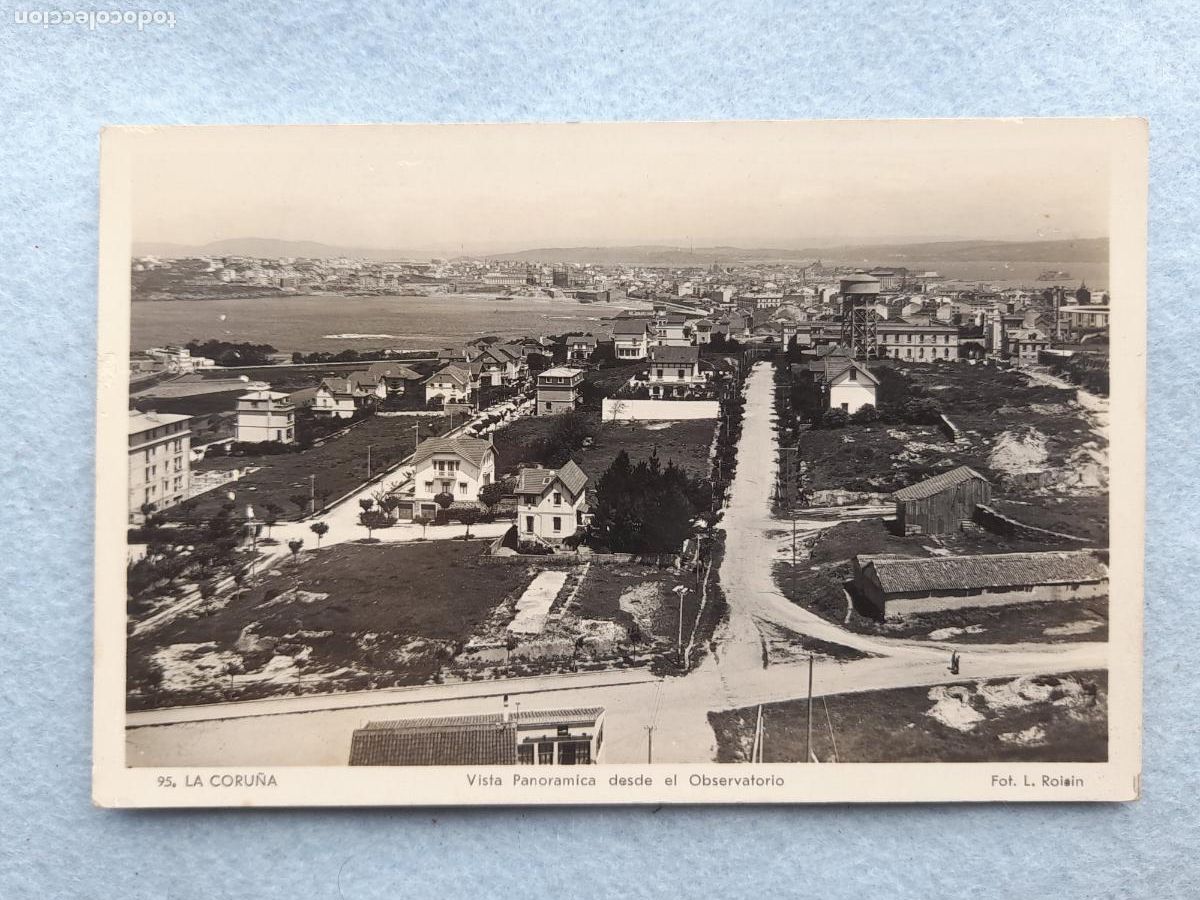 Postales: La Coru&ntilde;a. Vista Panor&aacute;mica desde el Observatorio.