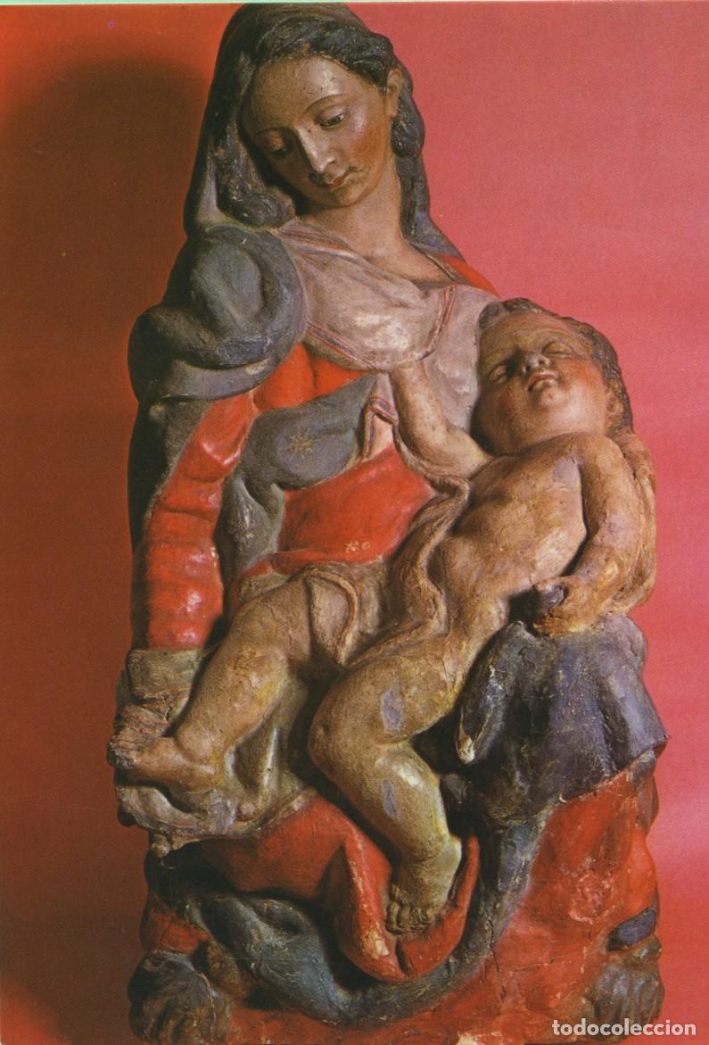Postales: N&ordm; 9-TUY. Pontevedra. Museo Diocesano. Imagen siglo XVI. Escuela de Juan de Juni. San Bartolom&eacute; de R