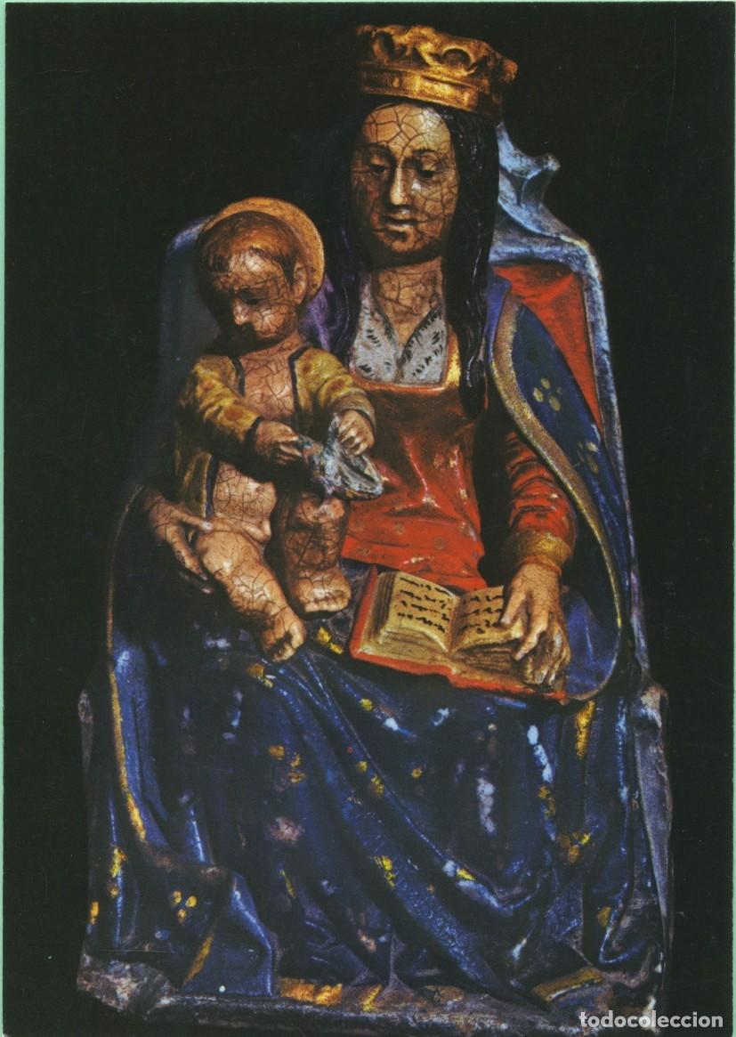Postales: N&ordm; 8-TUY. Pontevedra. Museo Diocesano. Virgen de alabastro. Siglo XVI. Santa Mar&iacute;a de la Rivera. Sin