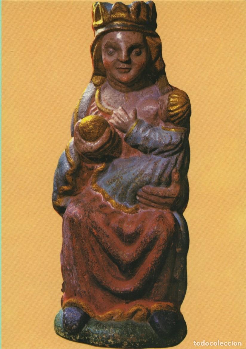 Postales: N&ordm; 5-TUY. Pontevedra. Museo Diocesano. Virgen p&eacute;trea de Tameiga. Siglo XIII. Sin circular. EDICIONES