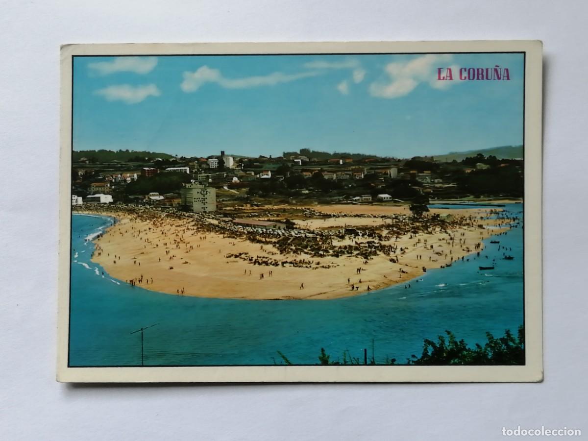 Postales: POSTAL 18444 MAT.1990-PARIS 527 LA CORU&Ntilde;A PLAYA SANTA CRISTINA