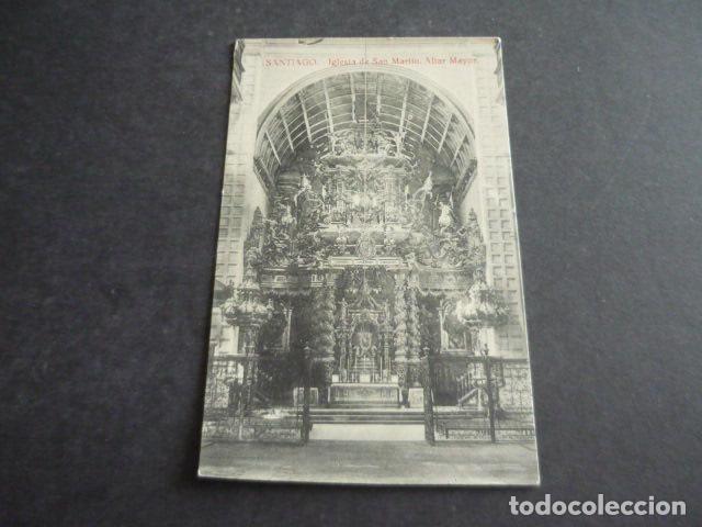 Postales: SANTIAGO DE COMPOSTELA IGLESIA DE SAN MARTIN ALTAR MAYOR