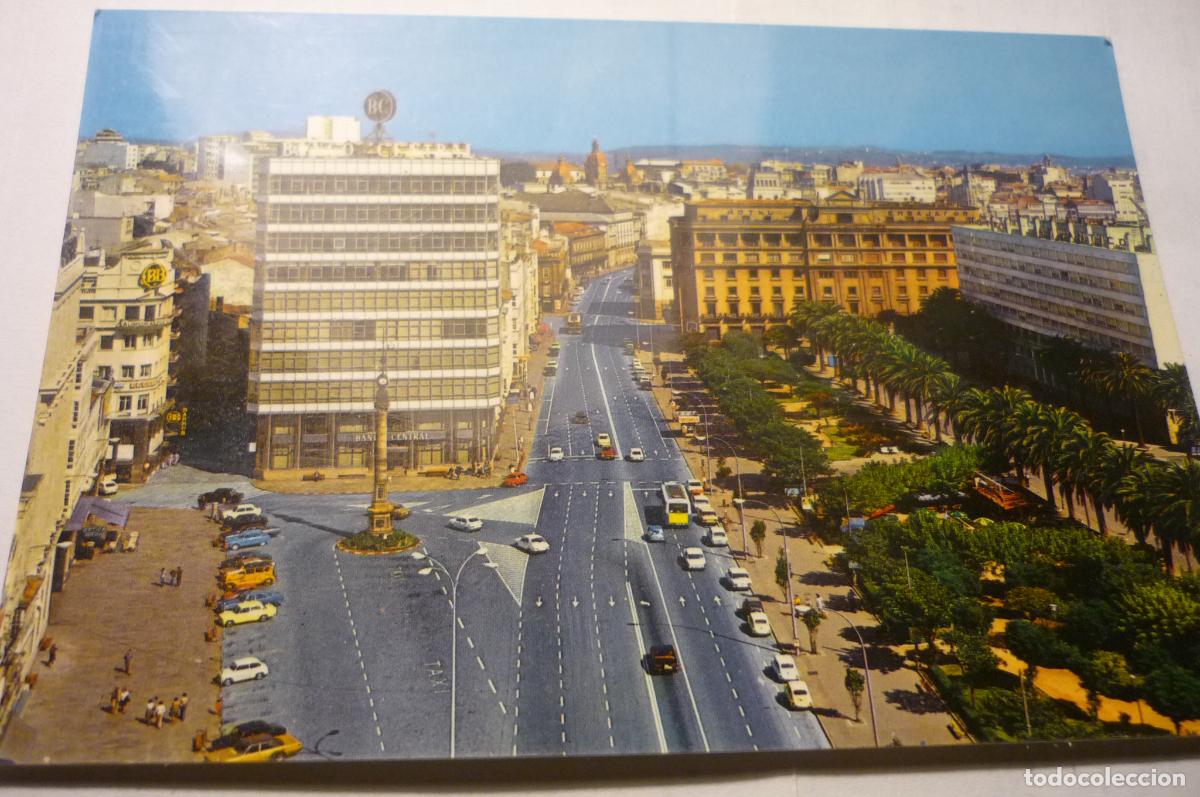 Postales: postal la coru&ntilde;a.-los cantones
