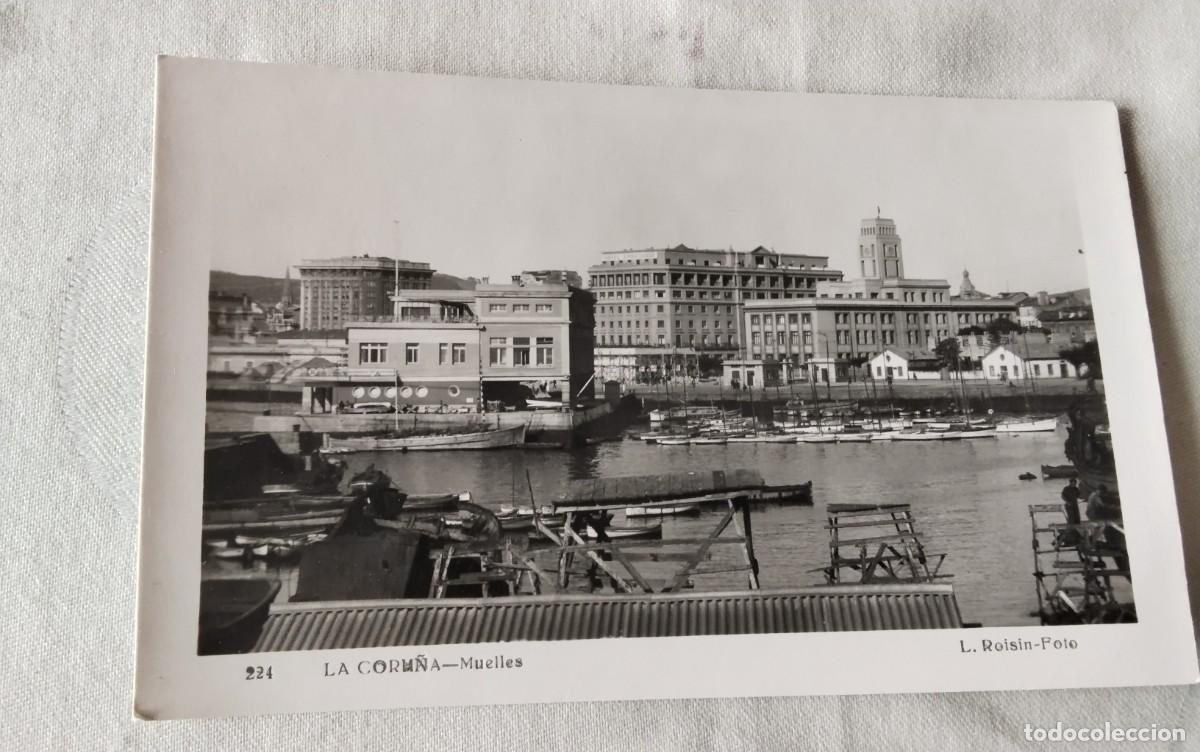 Postales: LA CORU&Ntilde;A , POSTAL ANTIGUA , BLANCO Y NEGRO