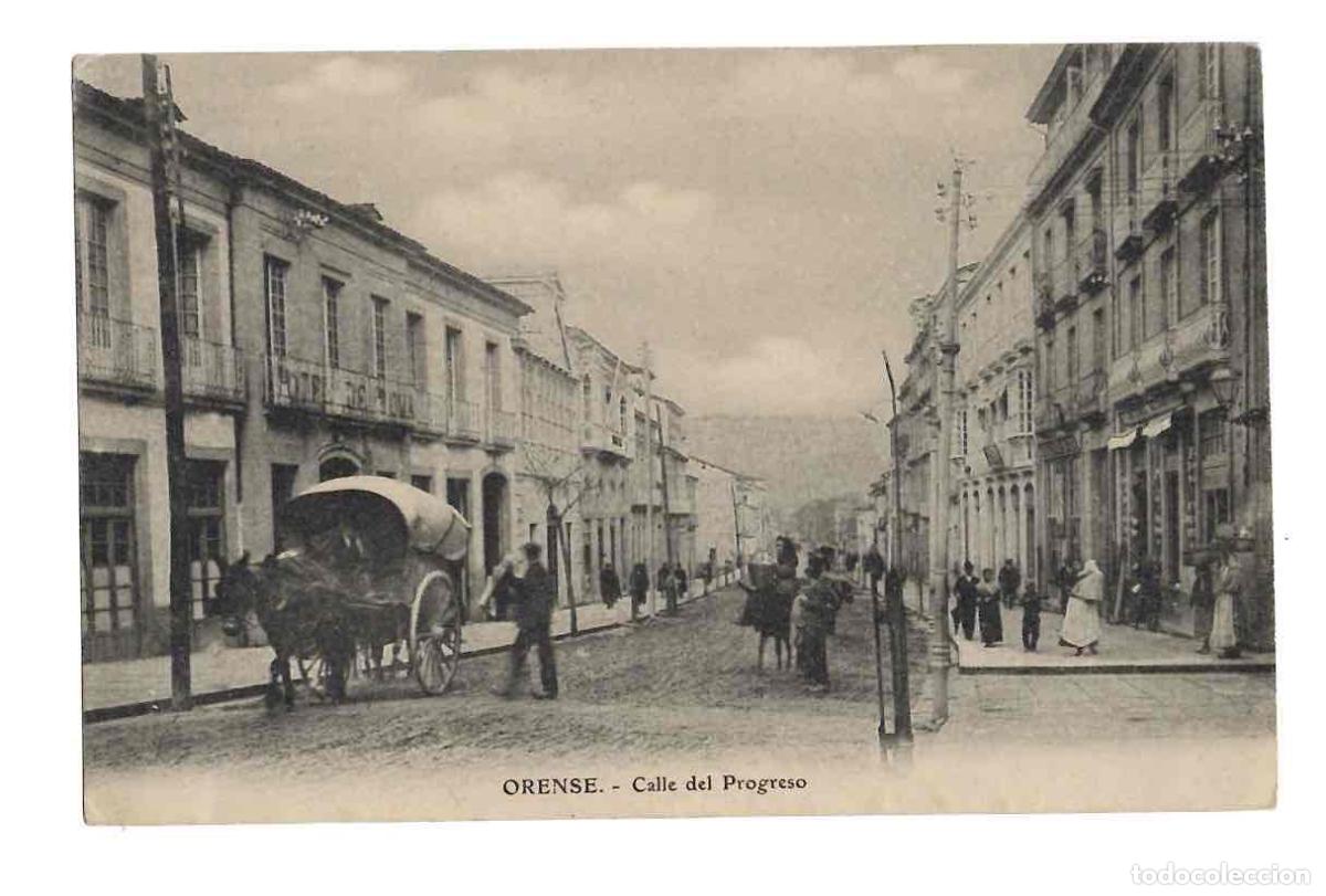 Postales: TARJETA POSTAL ORENSE CALLE DEL PROGRESO