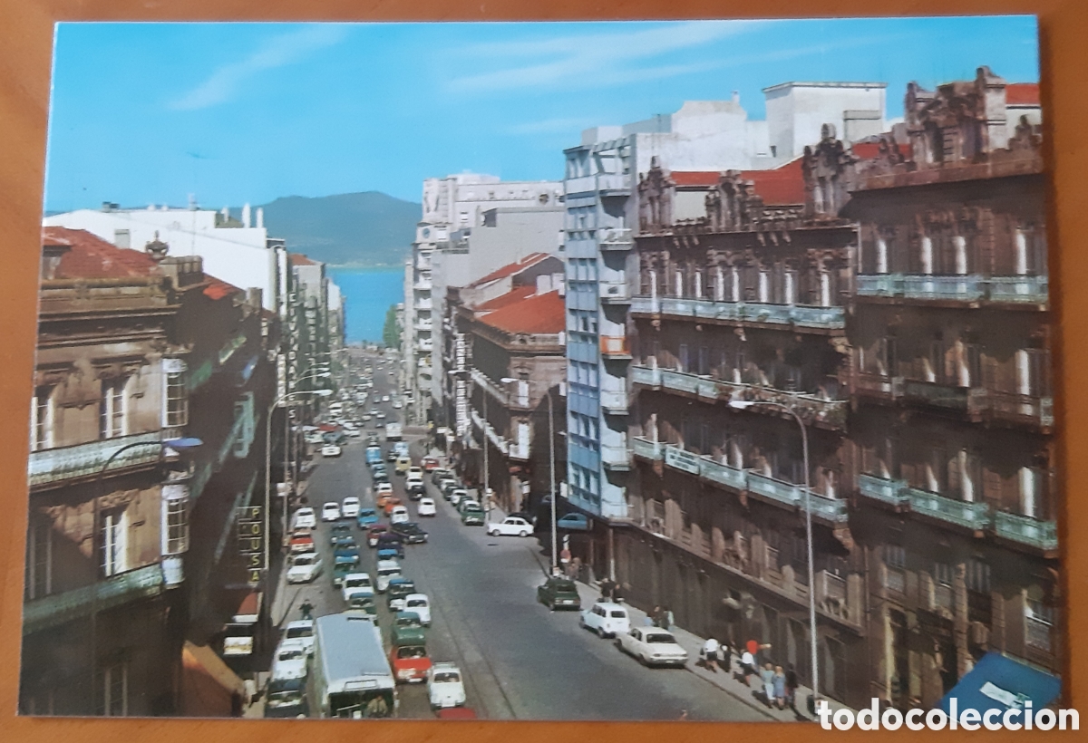 Postales: Postal Vigo Pontevedra. Calle Col&oacute;n. Sin escribir. R10034