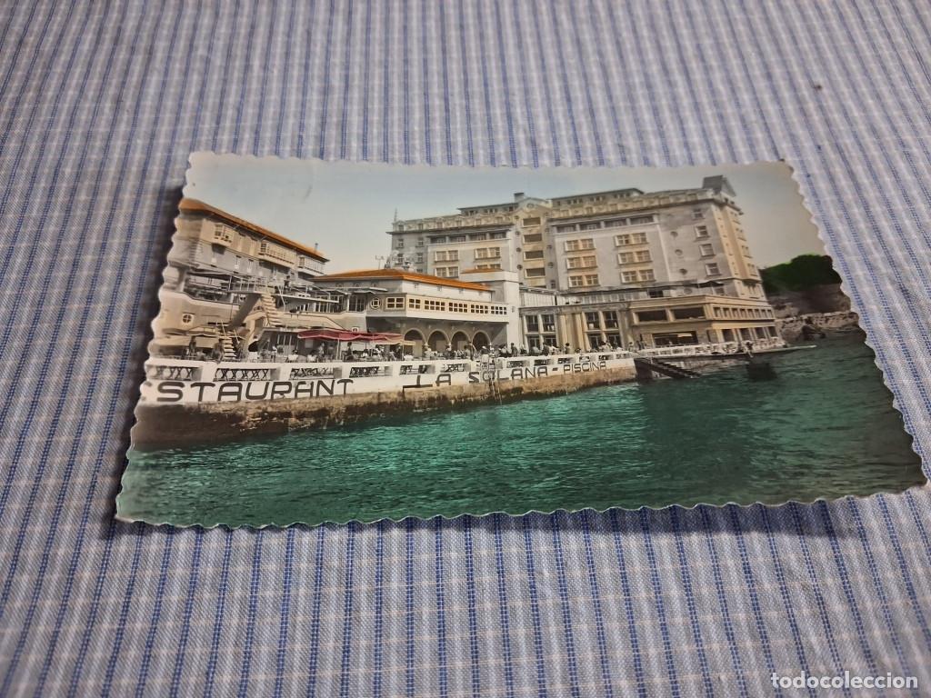Postales: Postal antigua Galicia. La Coru&ntilde;a. La Solana y Hotel Finisterre. Circulada