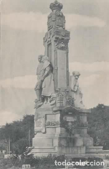 Postales: CORU&Ntilde;A SANTIAGO DE COMPOSTELA SIN ESCRIBIR MONUMENTO A ROSALIA DE CASTRO