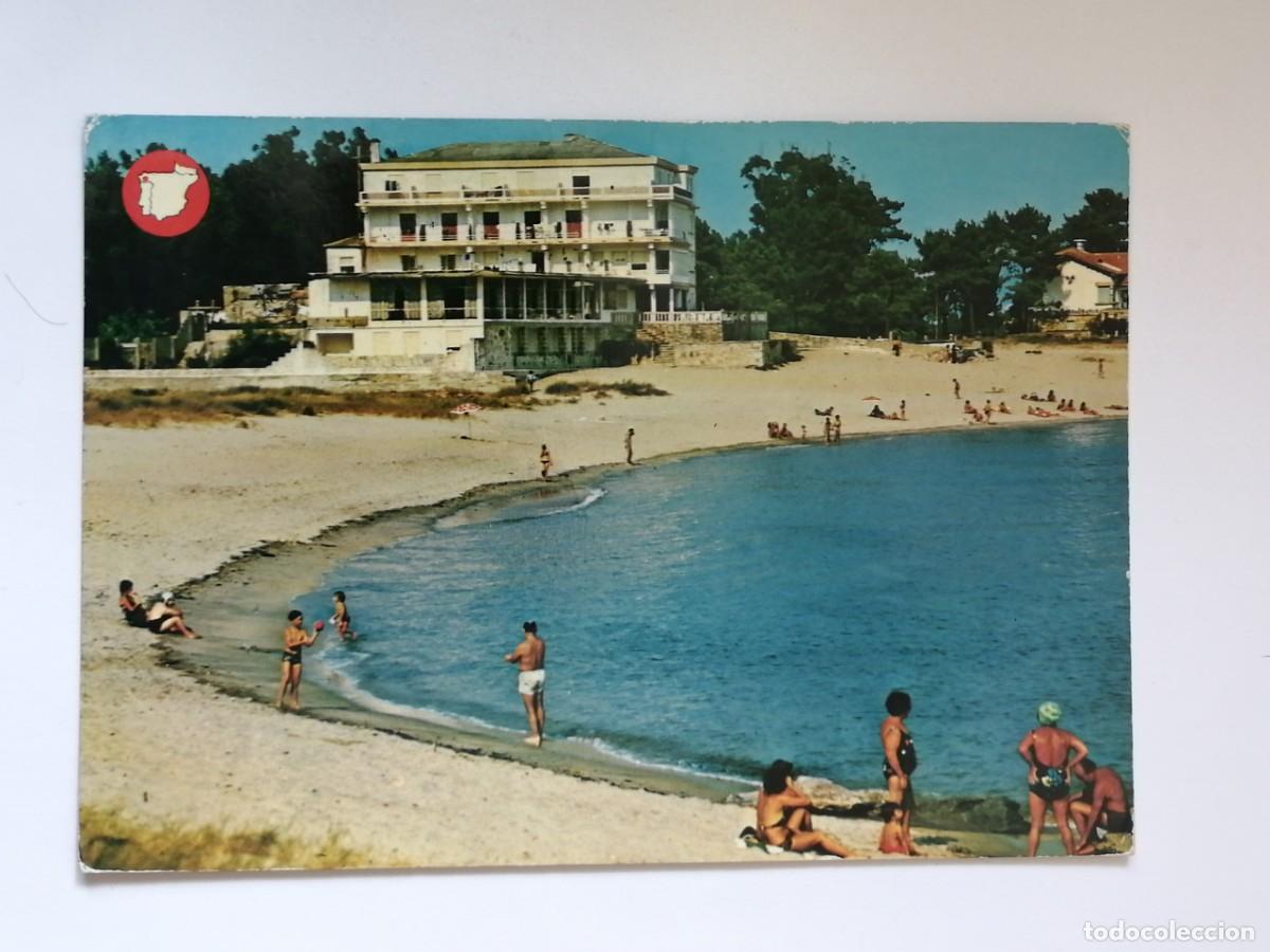 Postales: POSTAL 18620 MAT.SANTIAGO 1976-ALARDE 152 LA GUARDIA PONTEVEDRA HOTEL MOLINO PLAYA CAMPOSANCOS