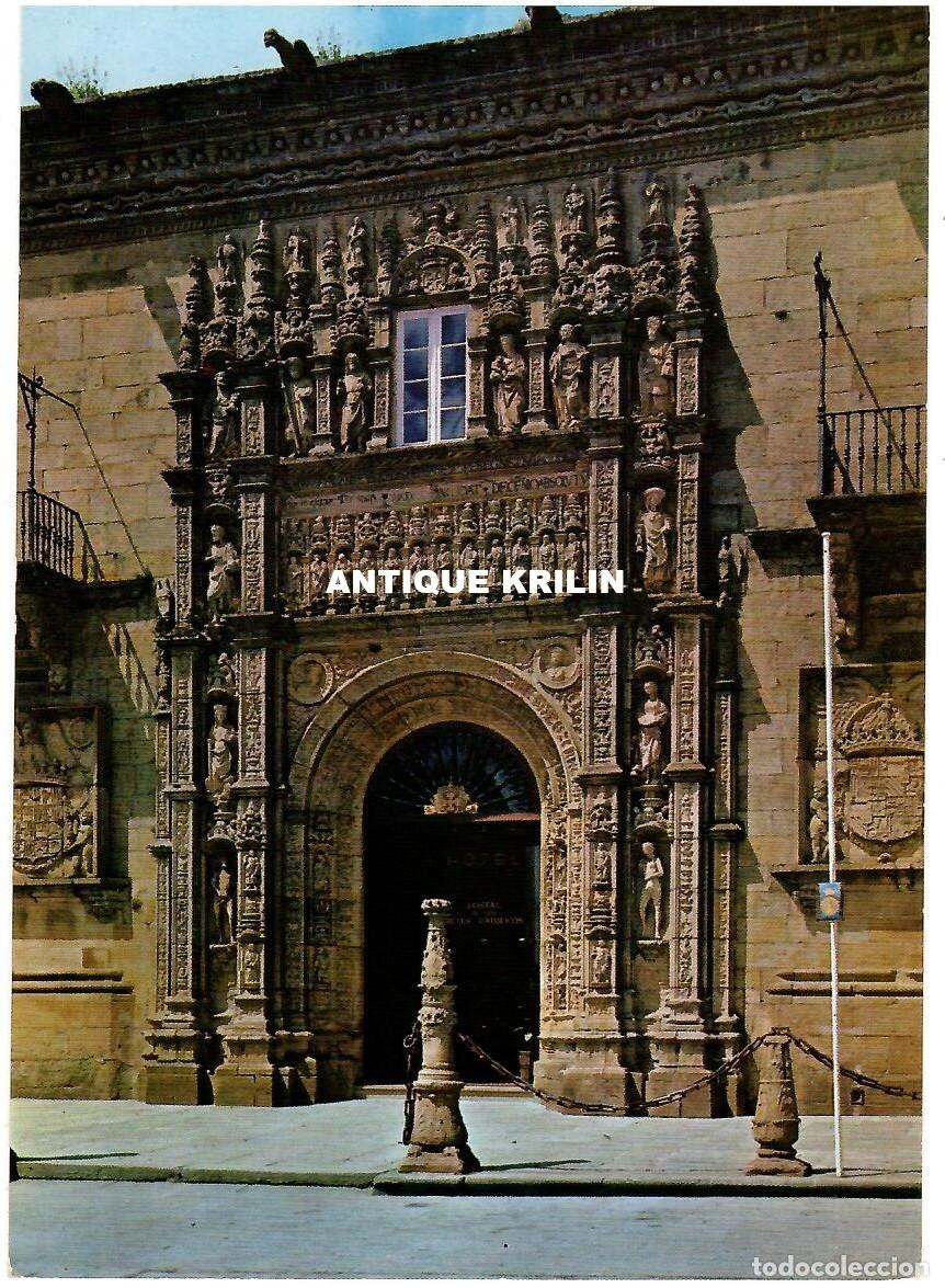 Postales: SANTIAGO DE COMPOSTELA N&ordm; 3 HOSTAL REYES CATOLICOS / G. GARRABELLA / SIN FRANQUEAR