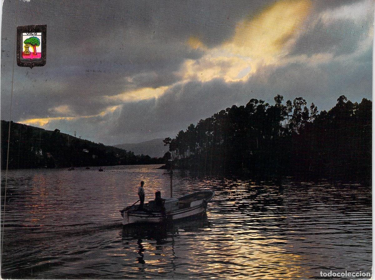 Postales: Postal Atardecer en Redondela, R&iacute;a de Vigo, Galicia