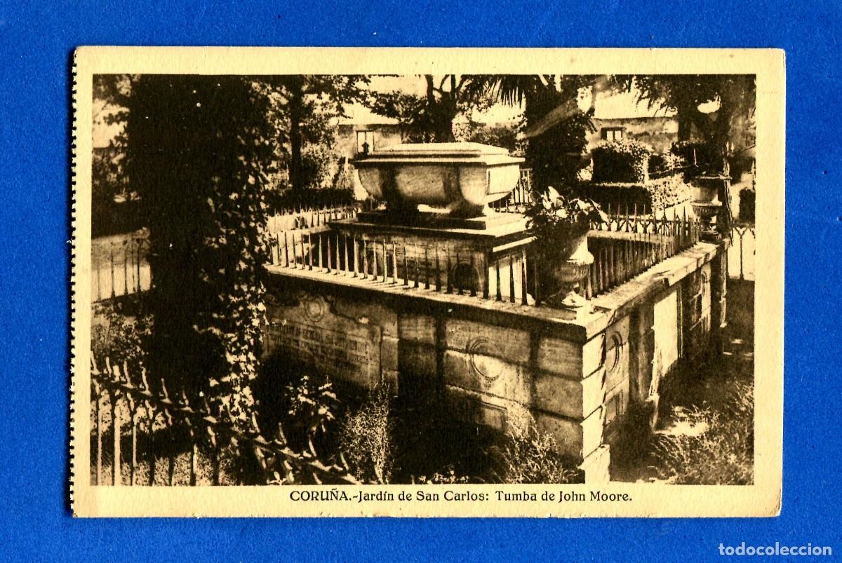 Postales: POSTAL SIN CIRCULAR CORU&Ntilde;A TUMBA DE JOHN MOORE EDITA HAUSER Y MENET