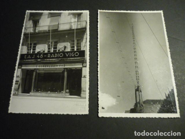 Postcards: VIGO PONTEVEDRA 4 POSTALES FOTOGRAFICAS A&Ntilde;OS 40 RADIO VIGO PACHECO FOTOGRAFO