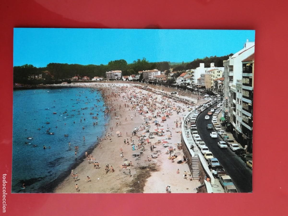 Postales: POSTAL 18492 MAT.PTO.STA.CRUZ CORU&Ntilde;A 1982-FAMA 3011 SANGENJO PONTEVEDRA PLAYA SILGAR