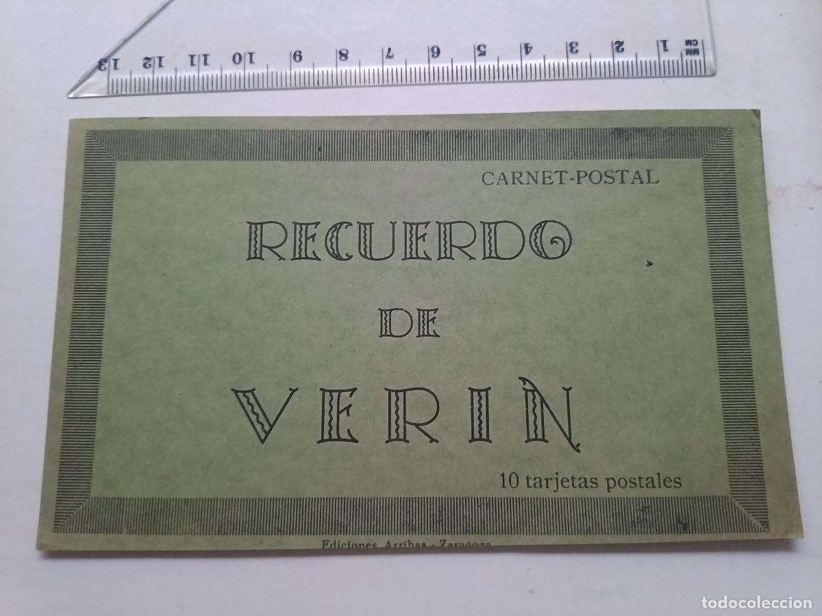 Postales: Recuerdo de Ver&iacute;n, Orense. Frontal de carnet de postales
