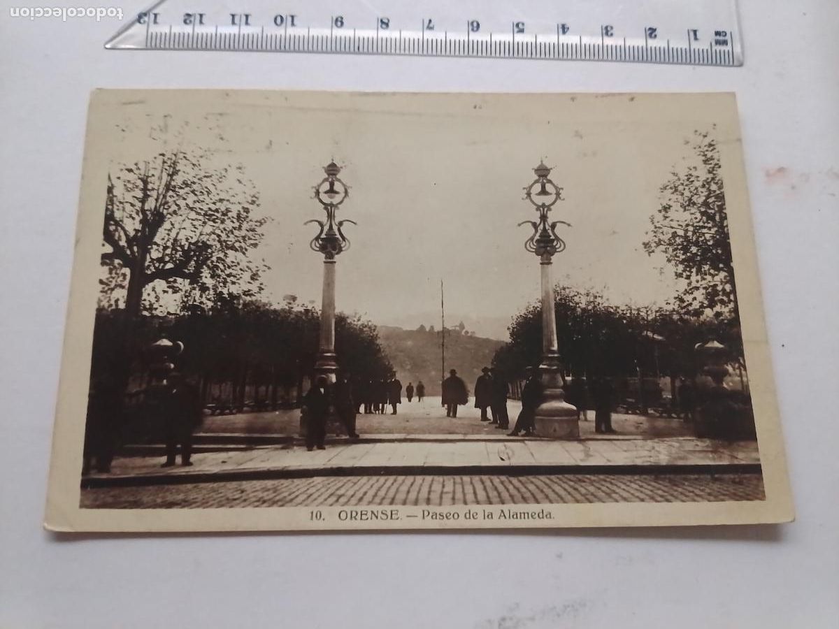 Postales: Orense, postal escrita. II Rep&uacute;blica - Foto 1