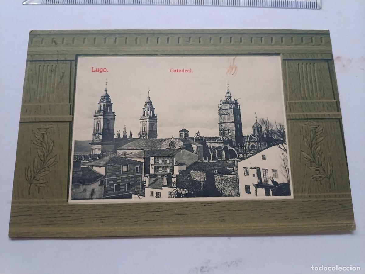 Postales: Lugo, postal antigua escrita