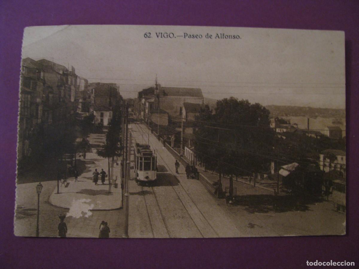 Postales: POSTAL DE VIGO. 62. PASEO DE ALFONSO. GRAFOS.