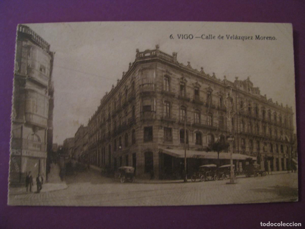 Postales: POSTAL DE VIGO. 6. CALLE DE VELAZQUEZ MORENO. GRAFOS.