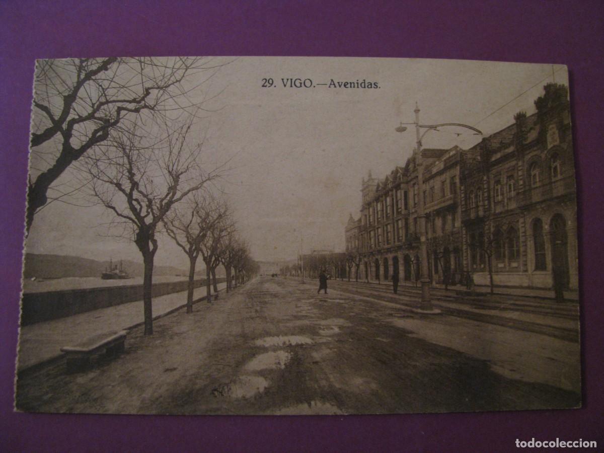 Postales: POSTAL DE VIGO. 29. AVENIDAS. GRAFOS.