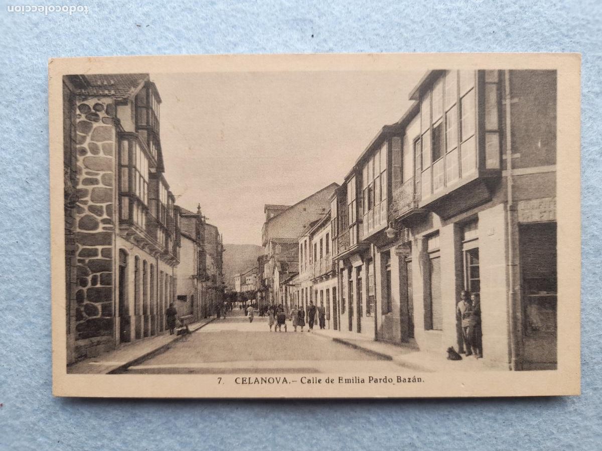 Cartes Postales: Celanova. Calle de Emilia Pardo Baz&aacute;n.