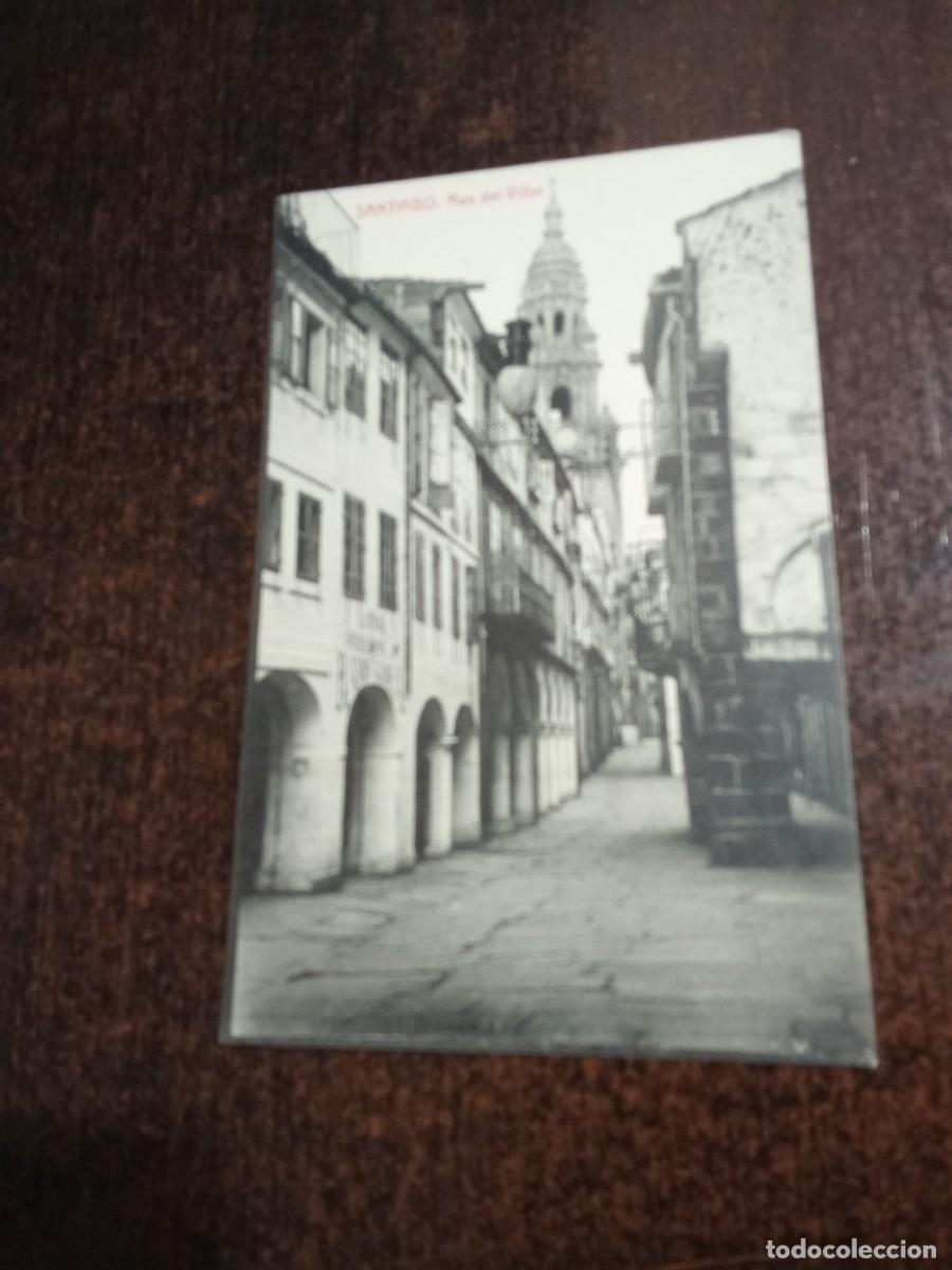 Postales: Santiago.Rua del Villar.