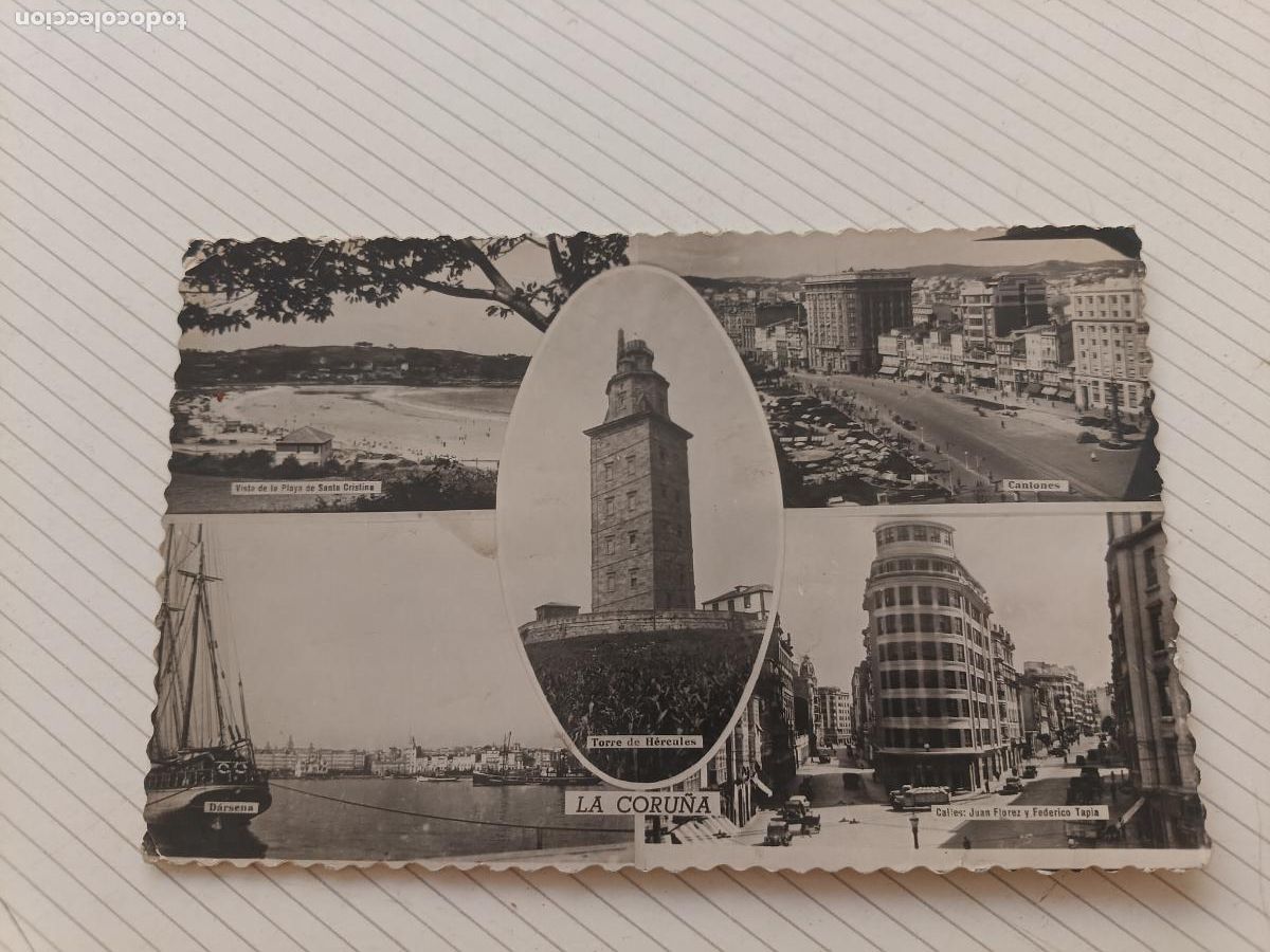 Postales: La Coru&ntilde;a, postal escrita - Foto 1