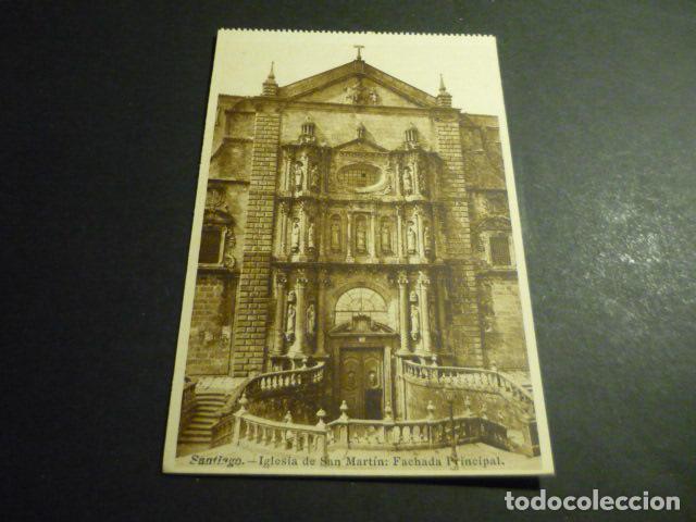 Postales: SANTIAGO DE COMPOSTELA IGLESIA DE SAN MARTIN